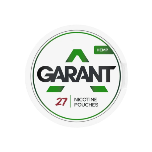 Circular Garant logo in green, black, and white with text on a transparent background